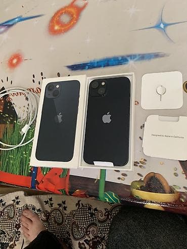tikinti ustası: IPhone 13, 128 GB, Midnight, Zəmanət, Simsiz şarj, Face ID — 1