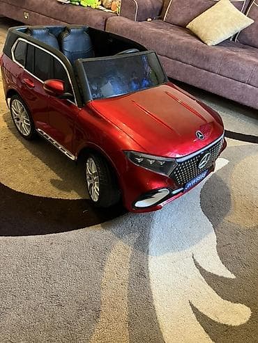 Игрушки: Uşaqlar üçün elektrikli minik avtomobili – qırmızı rəngli SUV tipli — 2