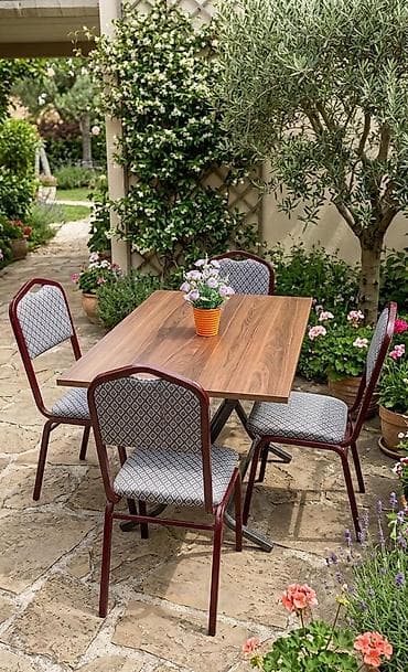 Masa və oturacaq dəstləri: Mətbəx üçün, Yeni, Qatlanan, Dördbucaq masa, 4 stul — 1