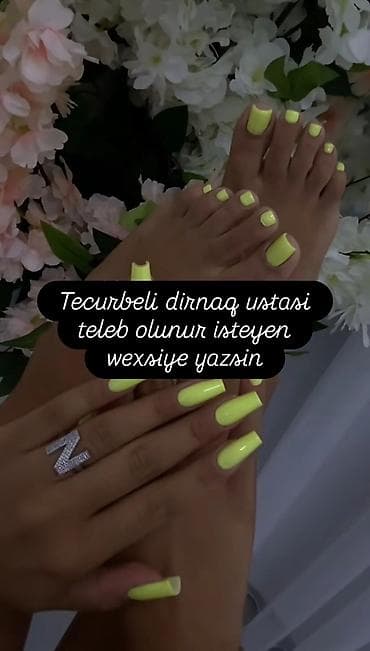 İş: Dırnaq ustası tələb olunur, Yerin icarəsi, 3-5 illik təcrübə — 1