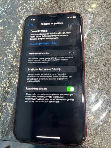 iphone 8plus qiymeti: IPhone 11, 64 GB, Qırmızı, Zəmanət, Simsiz şarj, Face ID — 4