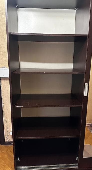 qapi sekilleri: 2 qapılı, Güzgülü, Qəhvəyi, Digər material, Kupe, Düz dolab — 10