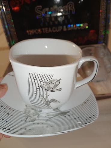 cat 6: Çay dəsti, rəng - Ağ, Schafer, 6 nəfərlik, Türkiyə — 3
