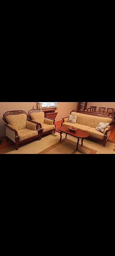 İşlənmiş, Divan, 2 kreslo