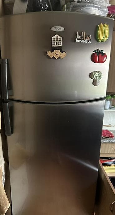 soyducu dondurma: 2 qapılı Whirlpool Soyuducu Satılır, rəng - Gümüşü — 4