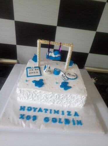 sekilli tort: Şəkillərdə təqdim olunan tortlar – müxtəlif tədbirlər üçün fərdi — 10