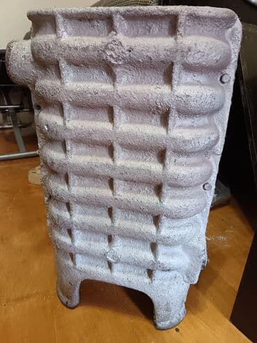 uzun radiator: Döküm radiator - Material: ağır döküm (çoxqatlı kanallı quruluş) - — 1