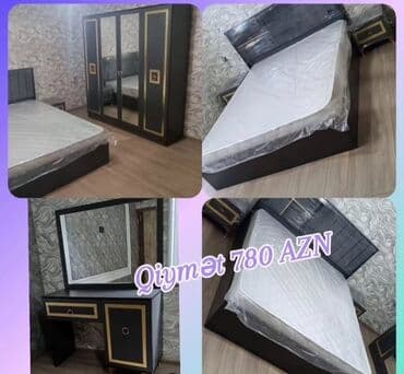 metbex skaf: 2 təknəfərlik çarpayı, Dolab, Tumba, 2 tumba, Azərbaycan, Yeni — 1