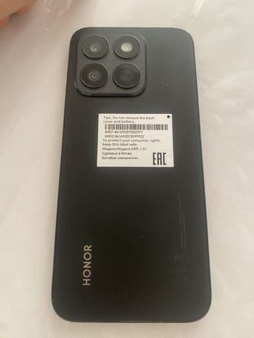 Honor X8c, 128 GB, rəng - Qara, Barmaq izi