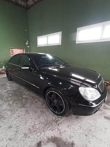 hyundai r17 disk: Mercedes-Benz S-Class (W220) sedan – qara rəng, klassik lüks və — 6