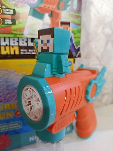çoxlu oyun: Məhsul: Uşaq üçün elektrikli Bubble Gun (köpük tapançası) — 5