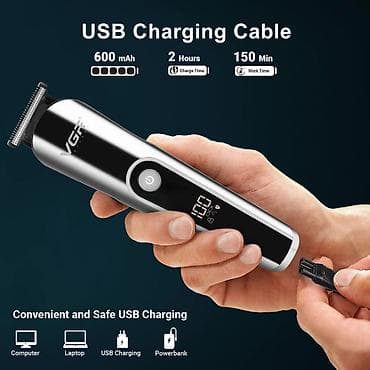 тример: VGR V 107 - 5in1 trimmer dəsti / Shaver / 600mah / İPX6 / LED Displey — 5