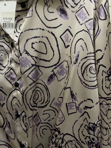 черная шифоновая рубашка: Bluza novaya. 42 razmer — 3