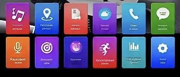 smart saat t800: Yeni, Smart saat, Smart, Sensor ekran, rəng - Qara — 4