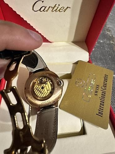 Eynəklər: Qol saatı, Cartier, rəng - Qızılı — 2