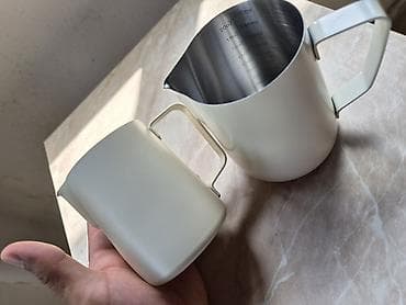 Оборудование для бизнеса: Süd köpükləndirmə üçün barista pitçer dəsti YENİ İSTİFADƏ OLUNMAYAN — 2