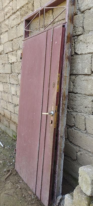 Крепежные изделия: Dəmir qapı və çərçivə - Material: qalın metaldan hazırlanmış dəmir — 4