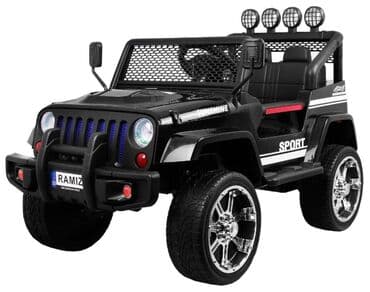 işlənmiş uşaq masinlari: 5 motorlu 2 nəfərlik jeep. Max 55 kg dartma gücü olan bu elektomobil — 3