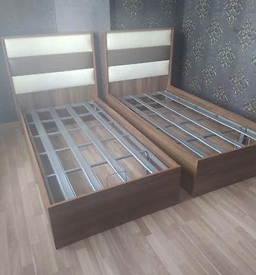 skamya sekilleri: 2 təknəfərlik çarpayı, İşlənmiş — 2