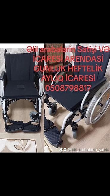 araba satışı: Məhsul: Mexaniki əlil arabası – satışı və icarəsi Xüsusiyyətlər: - — 1