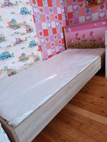 tek çarpayi: Oğlan və qız üçün, Çarpayı, Bazasız, Matras ilə — 2