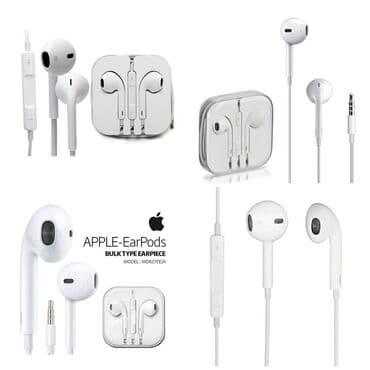 iphone simli qulaqlıq: Yeni Simli Qulaqcıqlar, Apple, rəng - Ağ — 1