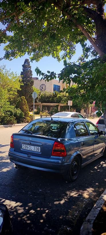 Avtomobil satışı: Opel Astra G sedan, tünd mavi rəng - Kuzov: 4 qapılı sedan, arxa şüşə — 1