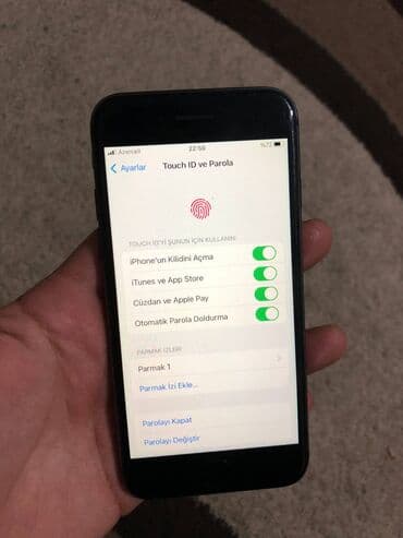 mobile legend: IPhone 8, 64 GB, Qara, Barmaq izi — 3