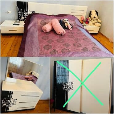 taxt doşəyi: İkinəfərlik çarpayı, 2 tumba, Tumba, İşlənmiş — 1