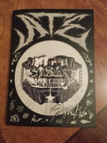альбом для монет: Stray Kids qrupunun "ATE" adlı sinql versiyası. Albom qara rəngdədir — 2