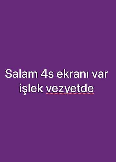 iphone 12 satilir: IPhone 4s üçün ekran satılır. İşlək vəziyyətdədir. - Model uyğunluğu — 1