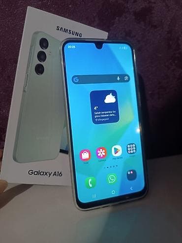 printer hp 515: Samsung Galaxy A16, 128 GB, rəng - Yaşıl, Barmaq izi — 1