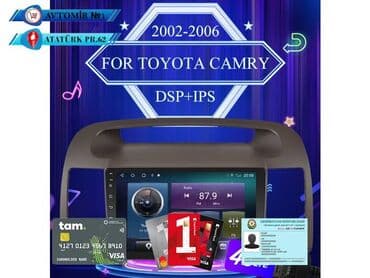 android avtomobil monitorları: Toyota Camry 02-06 Android Monitor DVD-monitor ve android monitor hər — 1