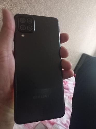 sd kart telefon: Samsung Galaxy A12, 64 GB, rəng - Qara, Sensor — 2