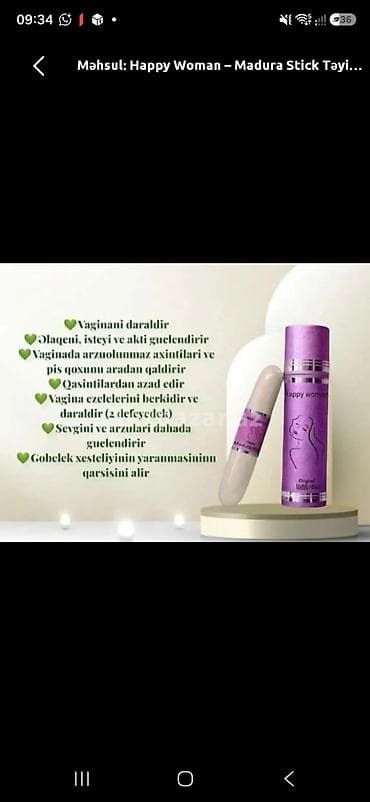 Happy Woman – Madura Stick Bitki tərkibli intim baxım çubuğu — 1