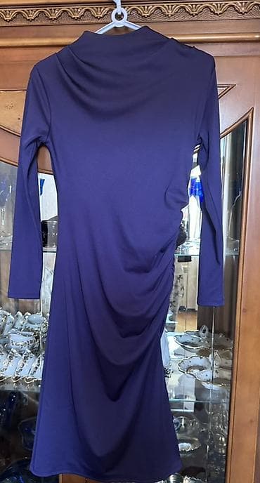 Jimmy Key qadın geyimi – tünd bənövşəyi don - Model: 23WE141492502 — 1