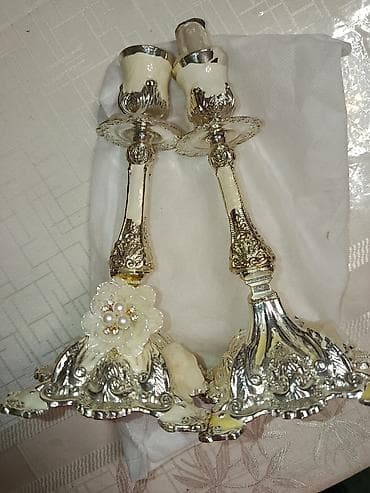 Картины и портреты: Məhsul: Klassik üslubda iki ədəd şamdan dəsti cox az istifade edilib — 1