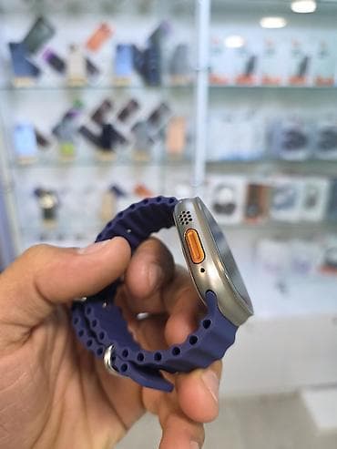 Личные вещи: Apple Watch Ultra üslubunda ağıllı saat - Korpus: titan rəngli — 2