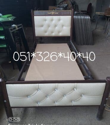 Çarpayılar: Yeni, Təknəfərlik çarpayı, Bazasız, Matras ilə, Siyirməsiz, Azərbaycan — 12