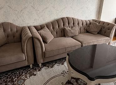 divan alisi: Divan, 2 kreslo. çox keyfiyyətlidir yeni alınıb — 1