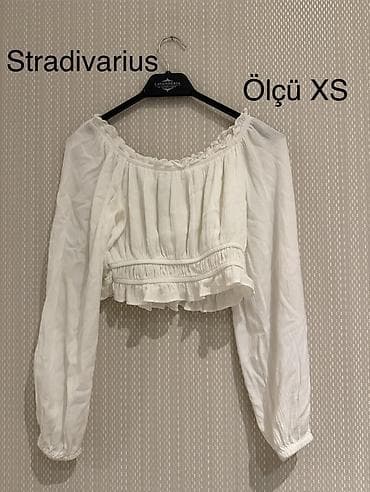 stradivarius: ‼️KÖHNƏ GEYİM UCUZ QİYMƏTƏ SATILIR‼️ Stradivarius qadın bluzu – ölçü — 1