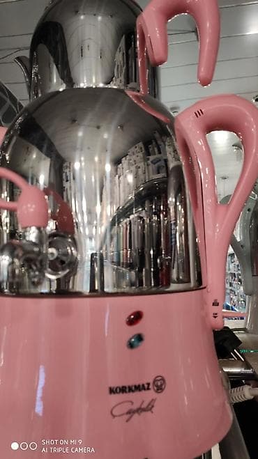 samavar ucuz: Samovar Elektrik samovar Korkmaz Türkiyə istehsali 50 bardak çay — 3