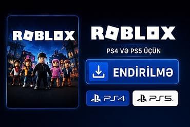 xbox konsol: Playstation 4 ve 5 roblox yüklənməsi cəmi 3 azndır Peşəkar oyun — 1