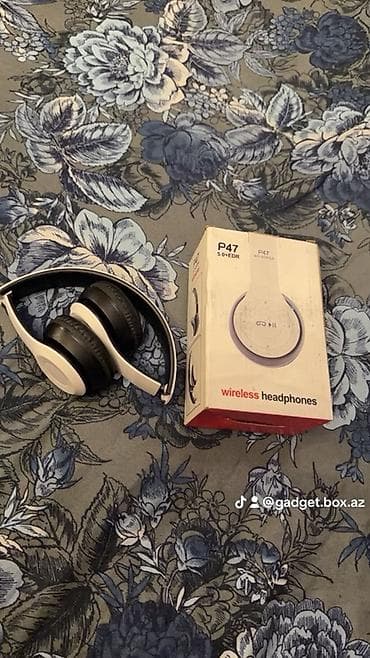 Qulaqcıqlar: P47 5.0+EDR simsiz qulaqlıq. Qulaqlıq over-ear tipli dizayna — 2
