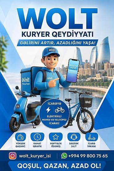 İş: Sürücü-kuryer tələb olunur, Nəqliyyat təmin edilir, Həftəlik ödəniş, Təcrübəsiz — 1