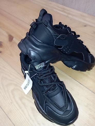 keta: Qara rəngli chunky unisex idman ayaqqabısı - Brend: WESTLINK (etiket — 2