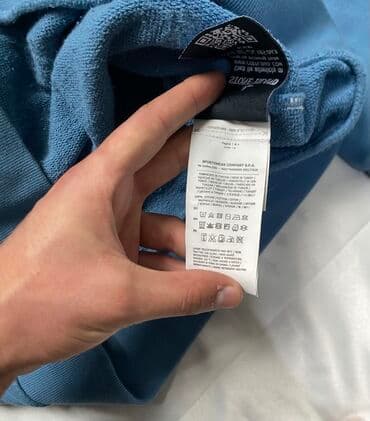 goy daş: Stone Island kişilər üçün fermuarlı sweatshirt - Brend: Stone Island — 5