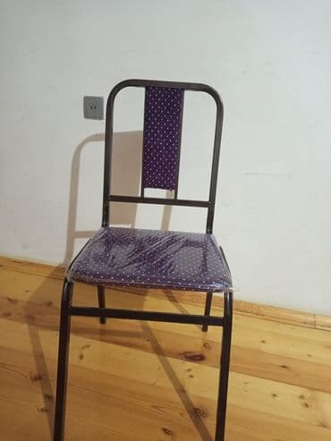 demir stol stullar: Mətbəx üçün, Açılmayan, Kvadrat masa, 4 stul — 3