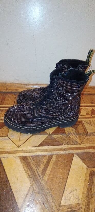 brend qadin ayaqqabilari: Ölçü: 37, rəng - Qara, İşlənmiş — 2