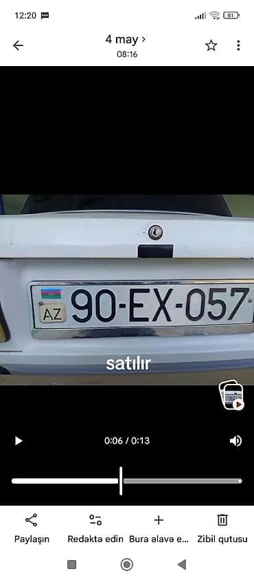 avtomobil modelleri: Avtonömrə satılır: 90-EX-057 - Azərbaycan dövlət qeydiyyat nişanı - — 1